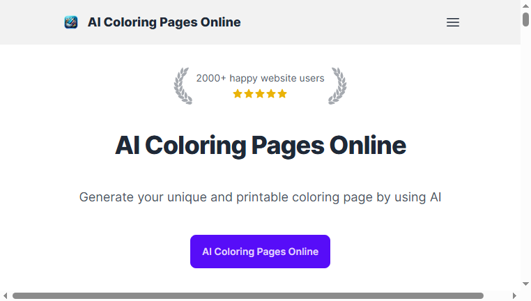 AI ColoringPage Online