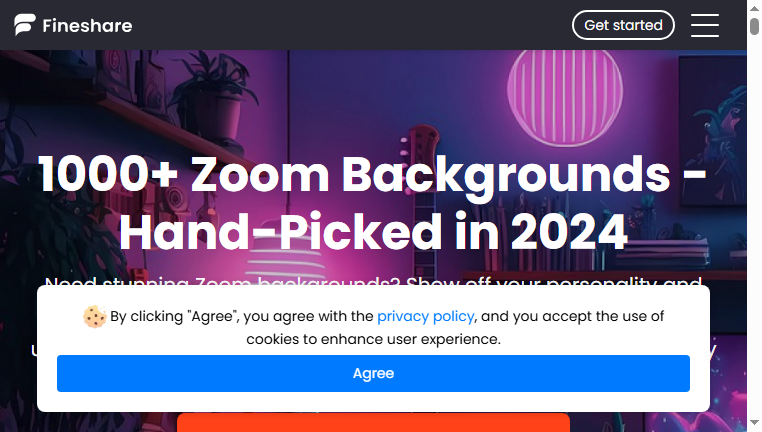 Fineshare Zoom Background
