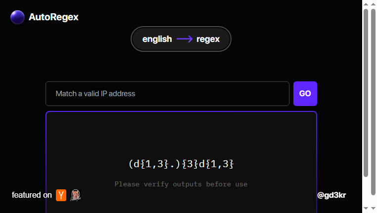 AutoRegex