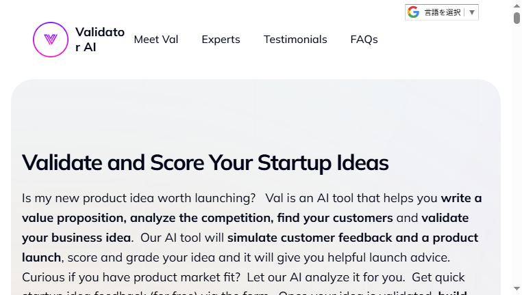 Validator AI