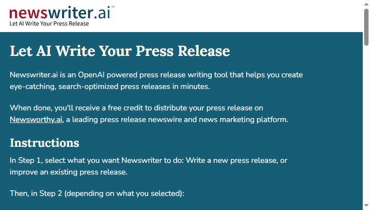 Newswriter AI