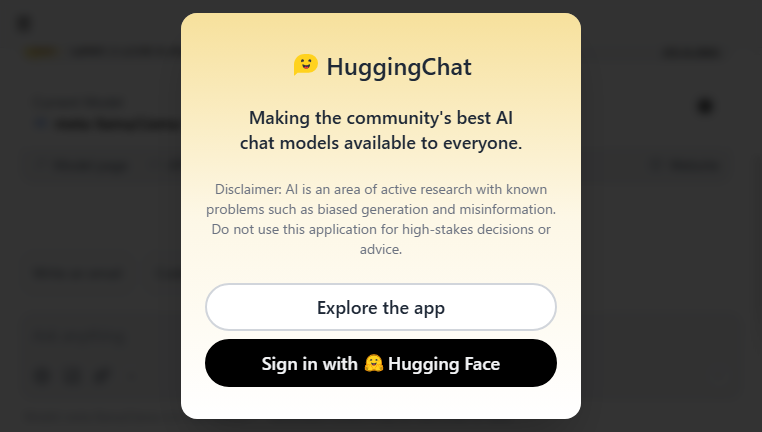HuggingChat
