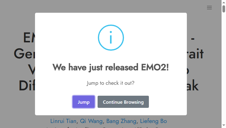 Emote Portrait Alive (EMO)