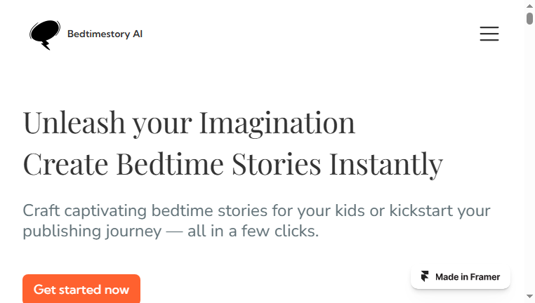 BedtimeStory AI