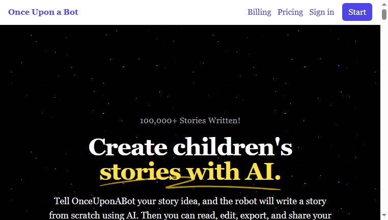 Once Upon A Bot