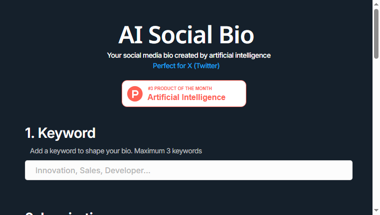 AI Social Bio