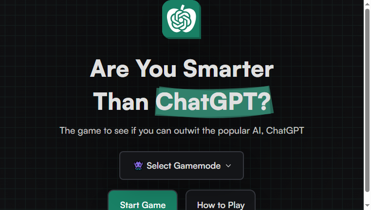 Are You Smarter Than ChatGPT
