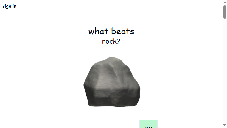 What Beats Rock