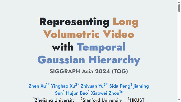 Temporal Gaussian Hierarchy