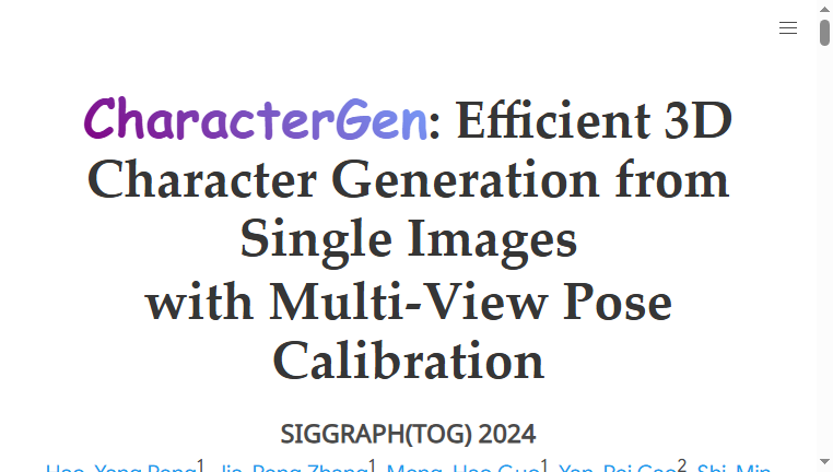 CharacterGen