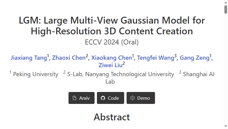 LGM 3D