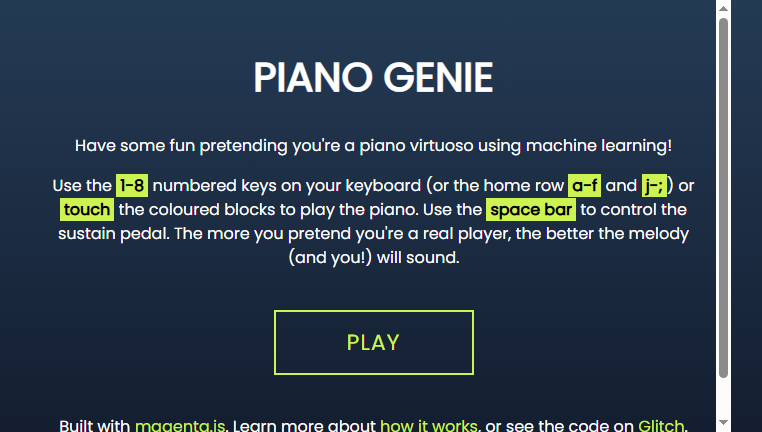 Piano Genie