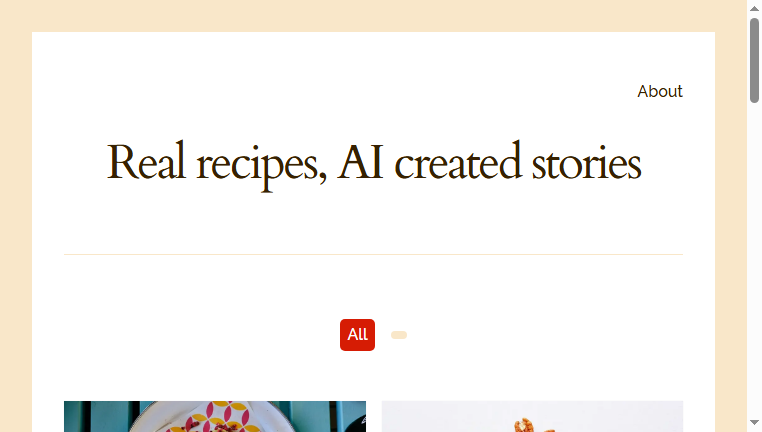 Thisfoodblogdoesnotexist