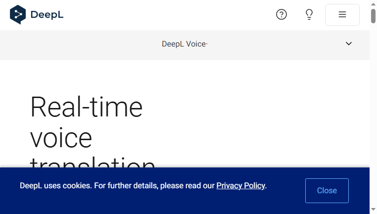 DeepL Voice