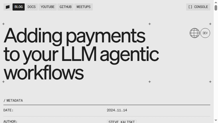 Stripe Agentic Workflow