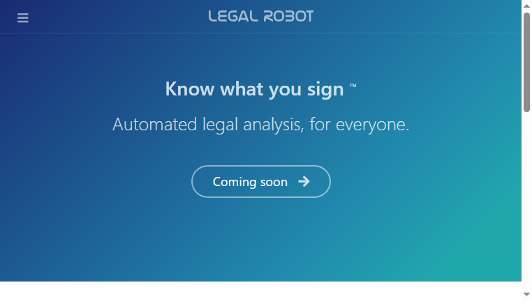 Legal Robot