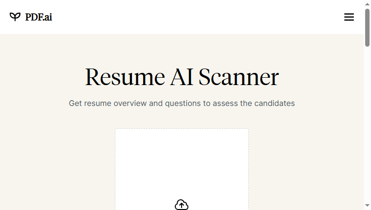 Resume Scanner
