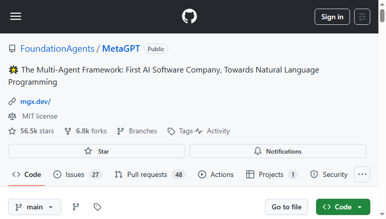 MetaGPT