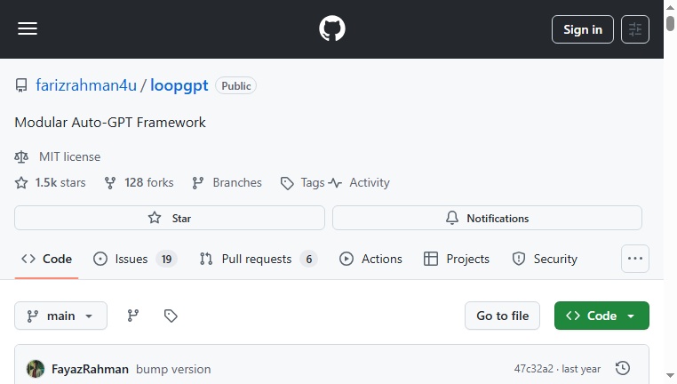 LoopGPT