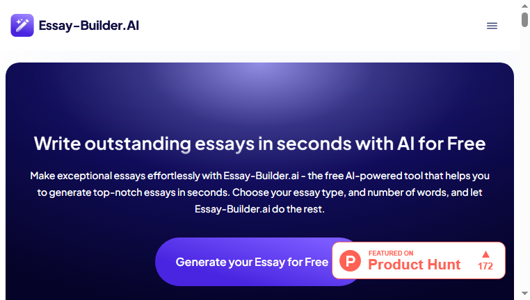 Essay Builder AI