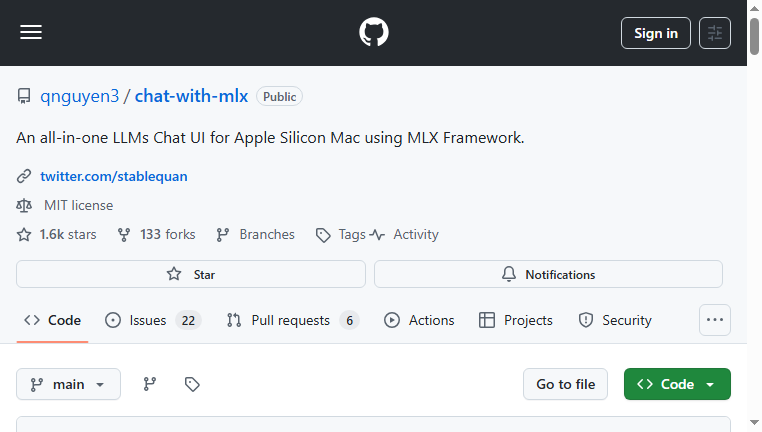 Chat with MLX