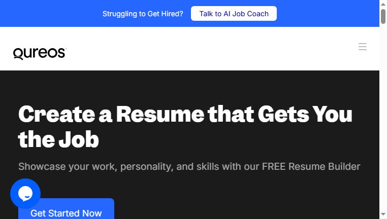 Qureos Resume Builder