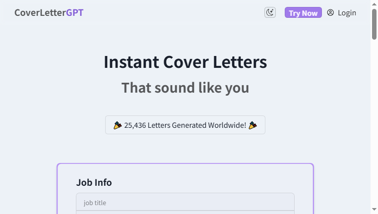 CoverLetterGPT