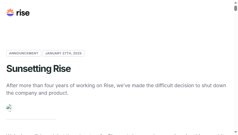 Rise