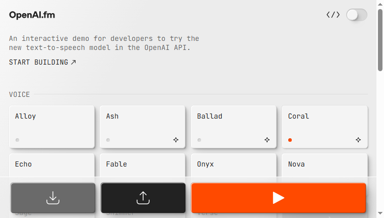 OpenAI.fm