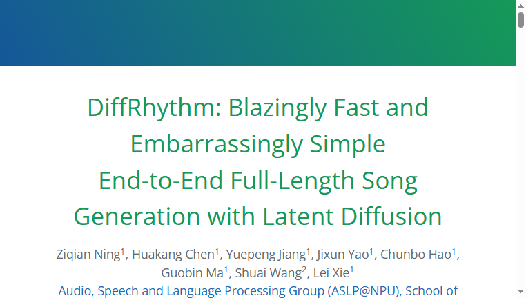 DiffRhythm