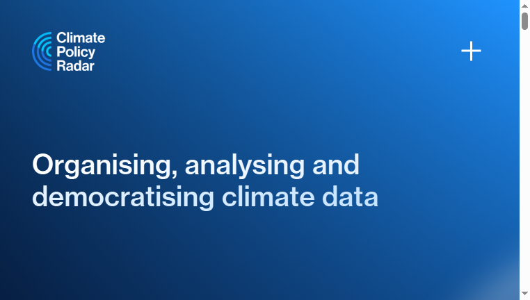 Climate Policy Radar