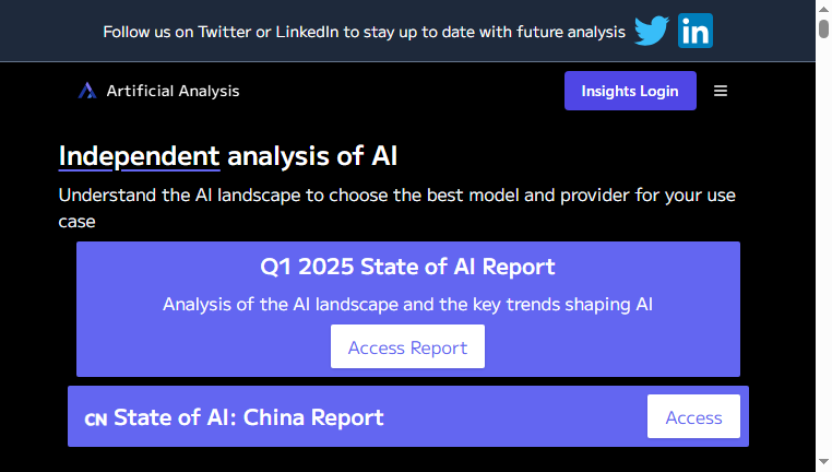 Artificial Analysis