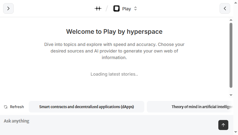 Play by Hyperspace