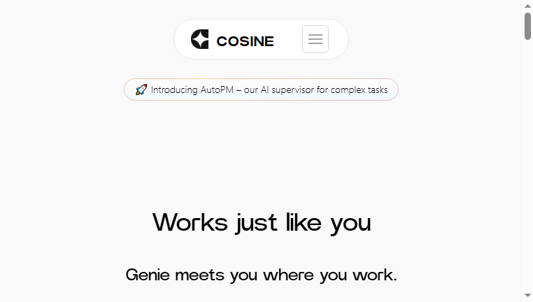 Genie by Cosine
