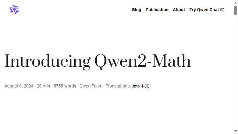 Qwen2-Math