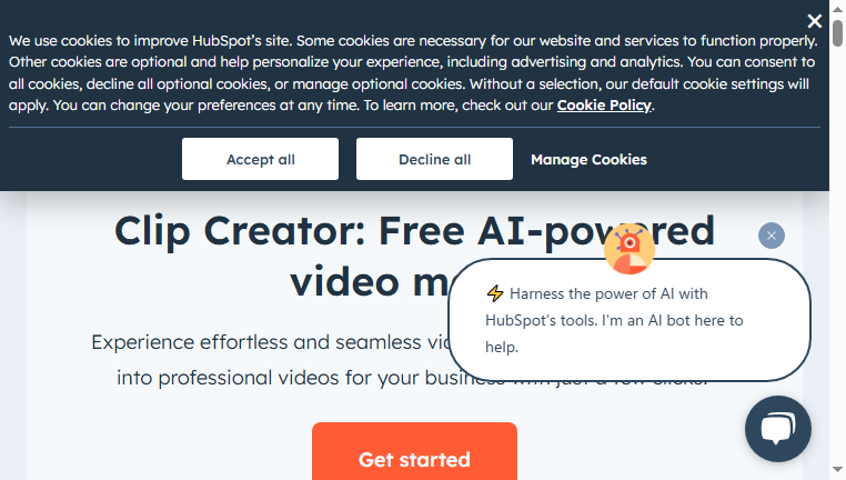 HubSpot Clip Creator