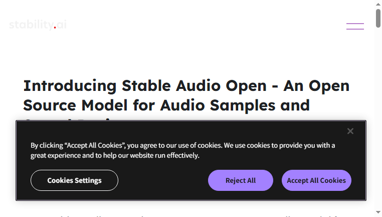 Stable Audio Open