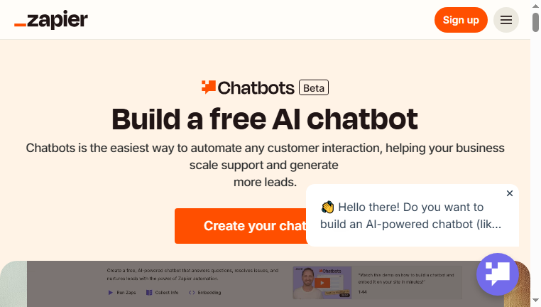 AI Chatbot by Zapier