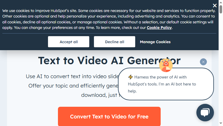 Text-to-Video by HubSpot