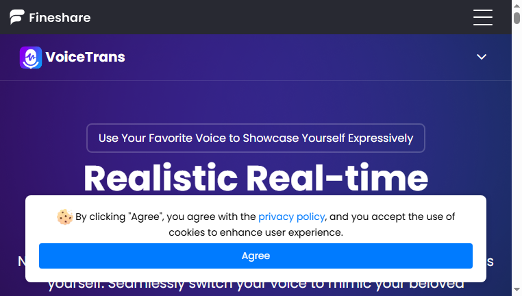 VoiceTrans Fineshare