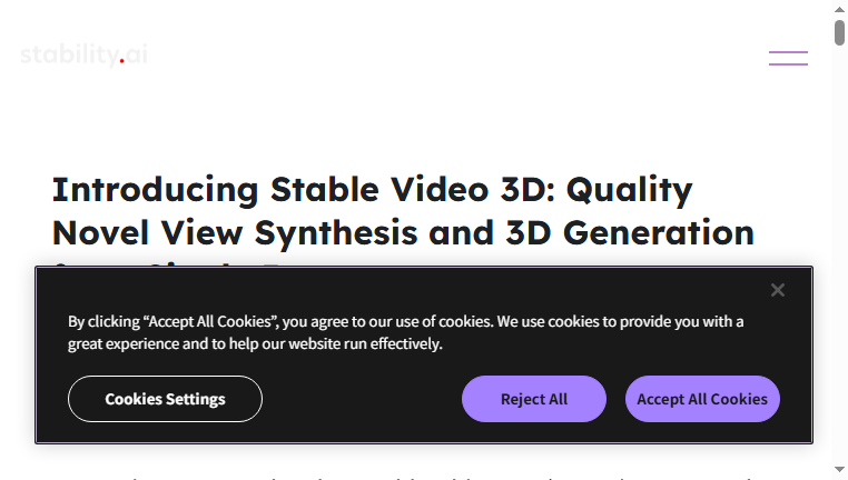 Stable Video 3D