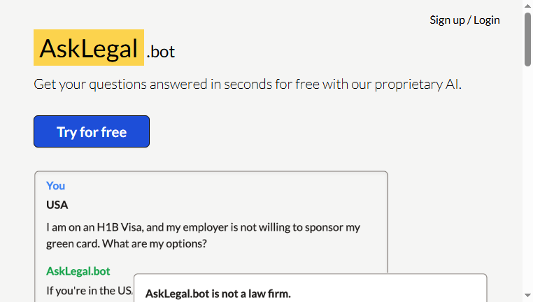 AskLegal.bot