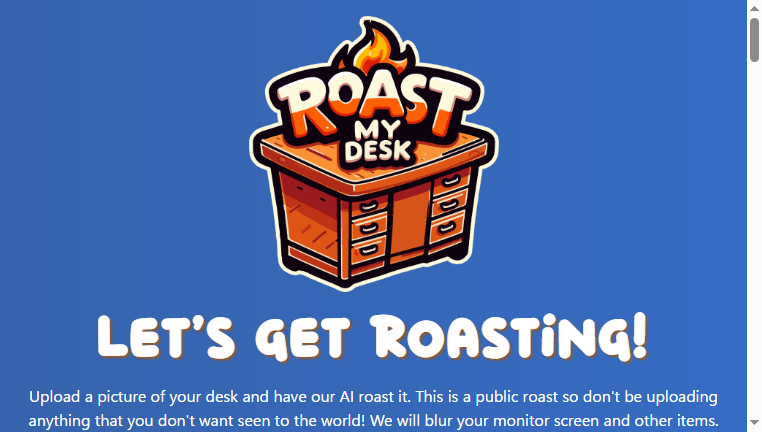 Roast My Desk