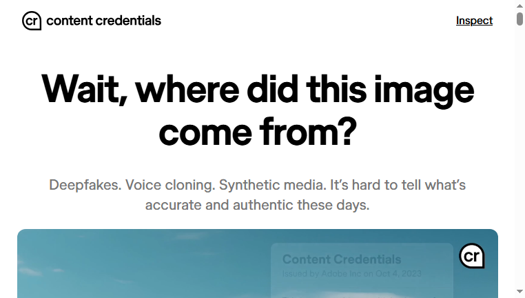 Content Credentials