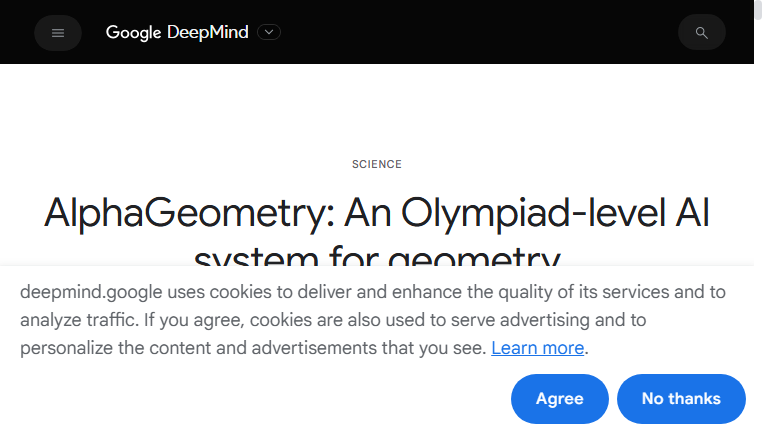 AlphaGeometry by Google