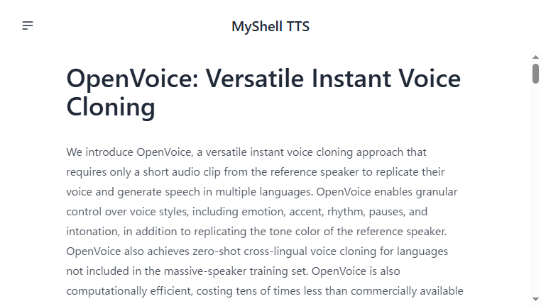 OpenVoice AI