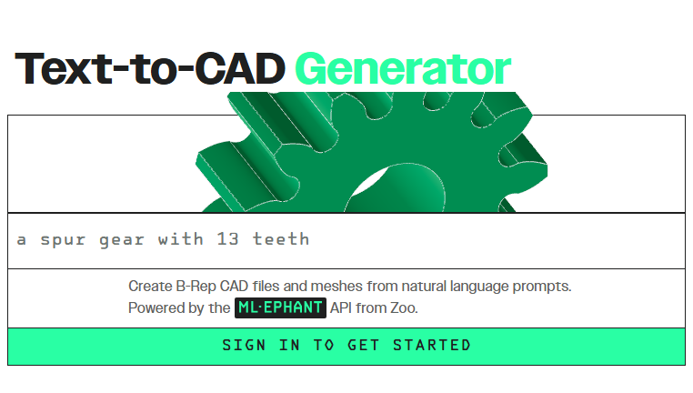 Text-to-CAD UI