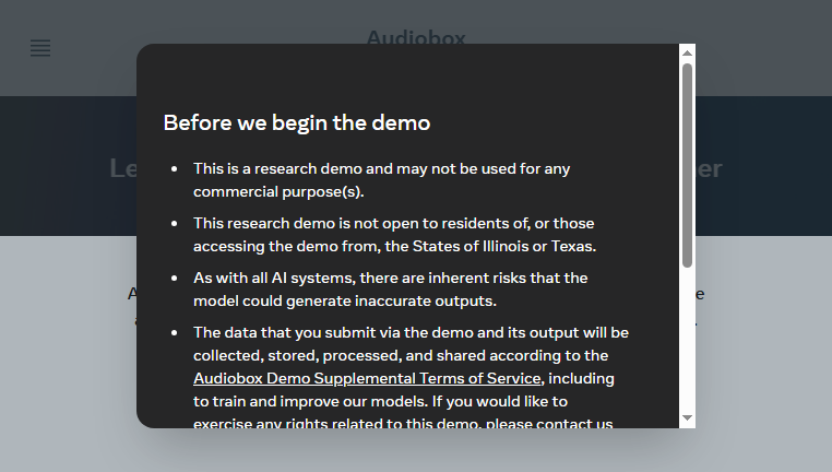Audiobox by Meta