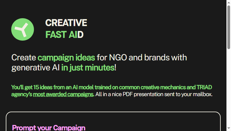 Creative Fast AID